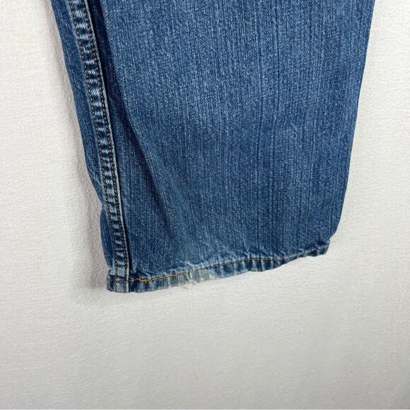 Levi's Jeans Men's Blue 550 Relaxed Fit Straight Leg Cotton 5 Pockets 34x34 - Picture 9 of 13